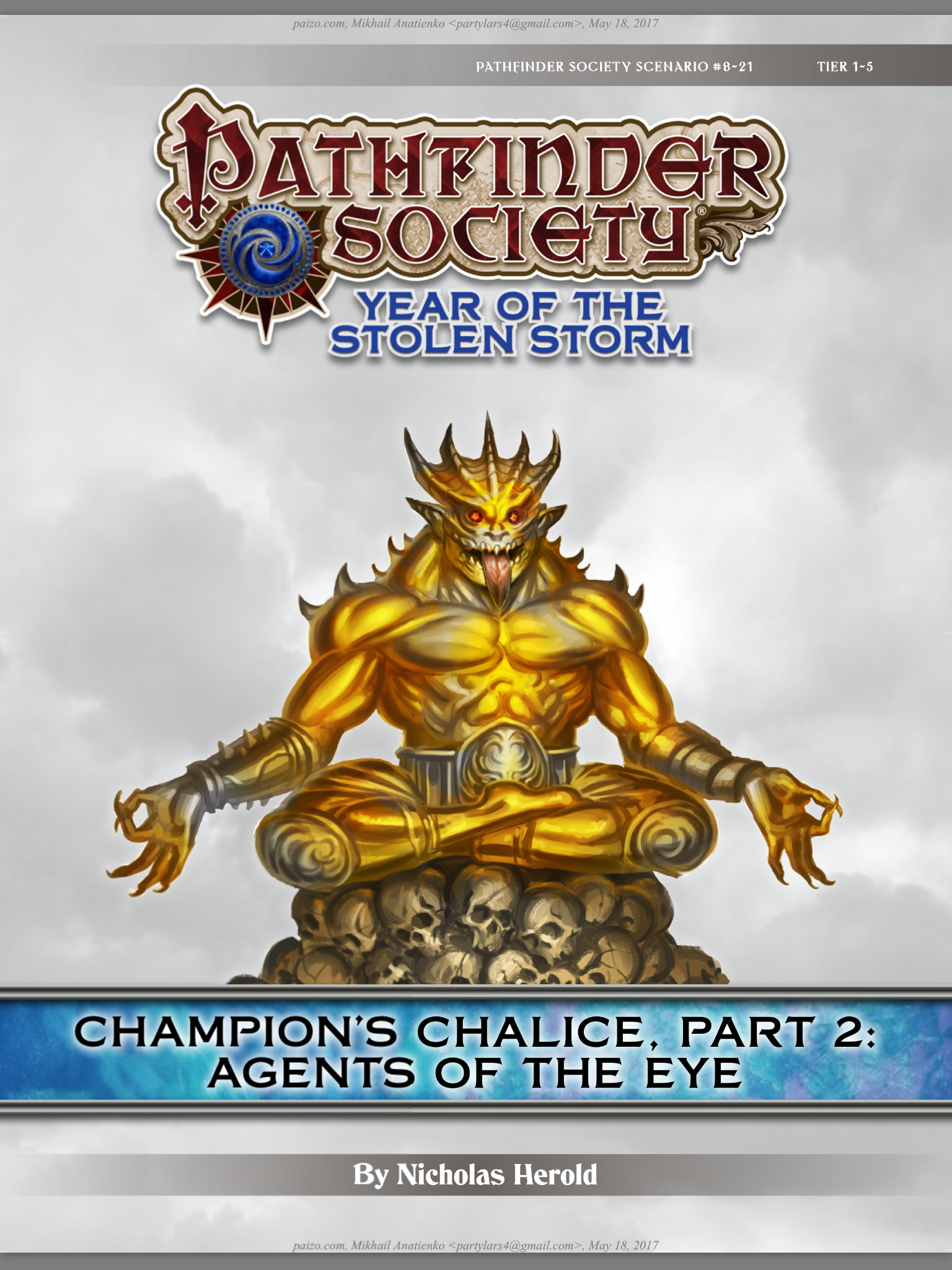 [PFS] Champions Chalice Часть 2