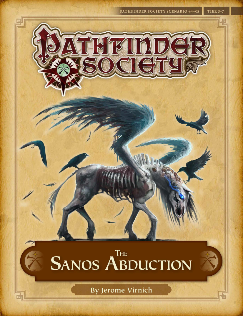 [PFS] #4-05 The Sanos Abduction
