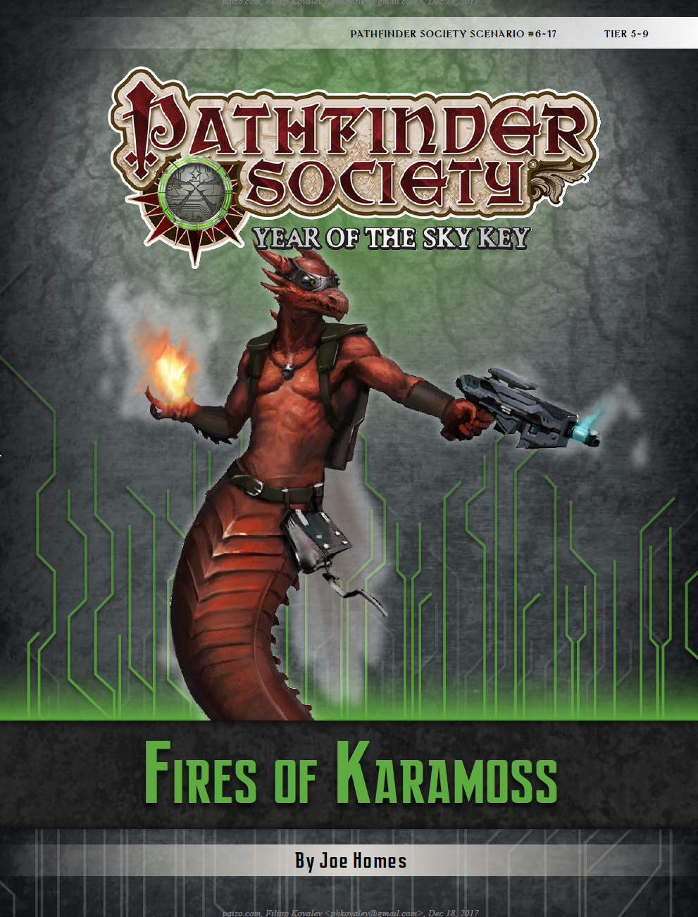 [PFS] #6–17 Fires of Karamoss
