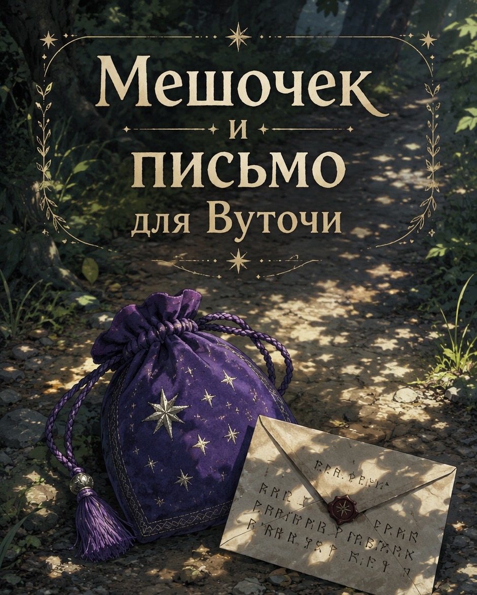 Мешочек и письмо для Вуточи